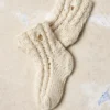 Lang Yarns Aldis sokker fra Punto 83 Baby Cotton Naturally Colored
