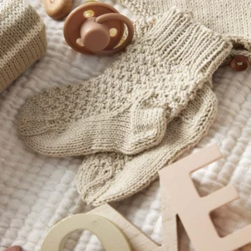 Lang Yarns Henrik sokker fra Punto 83 Baby Cotton Naturally Colored