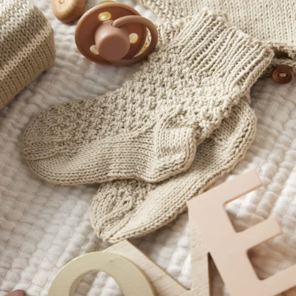 Lang Yarns Henrik sokker fra Punto 83 Baby Cotton Naturally Colored