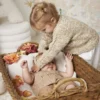 Lang Yarns Siv jakke fra Punto 83 Baby Cotton Naturally Colored