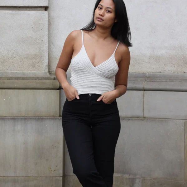 Yoko top av Knitting for Olive strikket i Knitting for olive pure silk