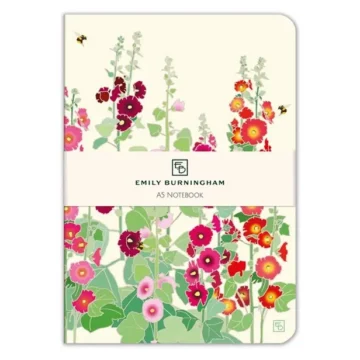 Hollyhocks - A5 Luxury Notebook