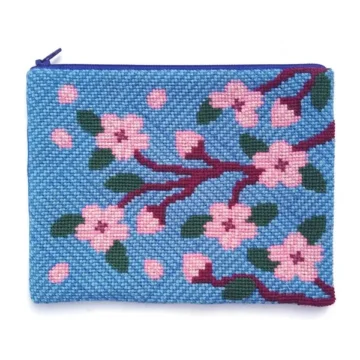 Fru Zippe Clutch, motiv: blossom