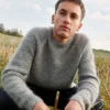 Fabian Sweater av Helga Isager, strikket i Jensen og Alpaca 1