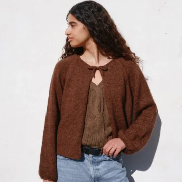 Audrey Cardigan fra Knitting for Olive, strikket i Merino og Soft Silk Mohair