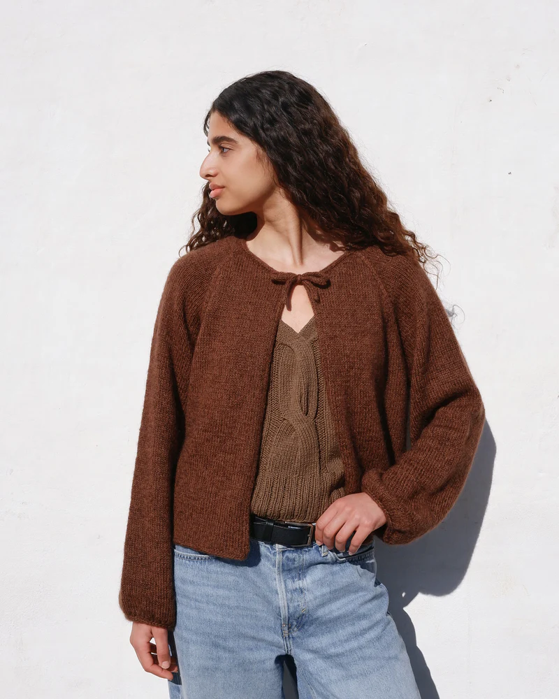 Audrey Cardigan Voksen Garnpakke | Fru Kvist