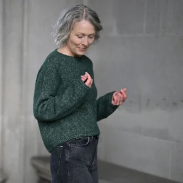 Summer Soft, designet av Anne Ventzel, strikket i Isager Bomulin og Isager Soft Fine