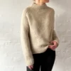 Arches Sweater fra Odd Row, strikket i Alpaca 3 og Silk Mohair fra Isager