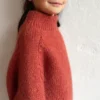 Arches Sweater Junior fra Odd Row, strikket i Alpaca 3 og Silk Mohair fra Isager