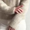 Arrow Sweater av Odd Row, strikket i Isager Tweed og Siager Silk Mohair