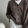 Flow Loop Cardigan av Other Loops, strikket i Lang Yarns Yak