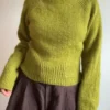 Isa Raglan av Aegyoknit strikket i Saga og Tilia