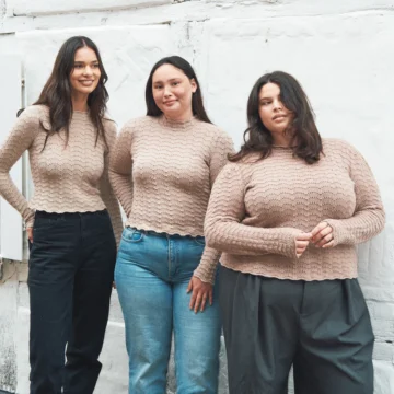 Barbroe Bluse fra Knitting for Olive, strikket i Merino