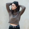 Karl Johan Sweater, strikket i Merino og Soft Silk Mohair