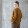 Safran Cardigan fra Hillesvåg Ullvarefabrikk, strikket i Ask ullgarn