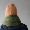 Wheat Ear Hat av Lisa Hannes, strikket i Knitting for Olive Merino og Soft Silk Mohair i fargen Blød Nougat