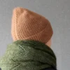 Wheat Ear Hat av Lisa Hannes, strikket i Knitting for Olive Merino og Soft Silk Mohair i fargen Blød Nougat