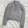 Petra Polo av PetiteKnit, strikket i Cardiff Cashmere Classic