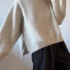 Volare Cape Sweater av Aegyoknit strikket i Kamgarn 2 og Silk Mohair