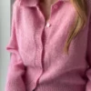 Charlie Cardigan av Moreca Knit strikket i Saga og Tilia