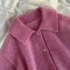 Charlie Cardigan av Moreca Knit strikket i Saga og Tilia
