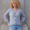 Olive Cardigan V-neck fra Knitting for Olive, strikket i KFO Soft Silk Mohair og KFO Merino