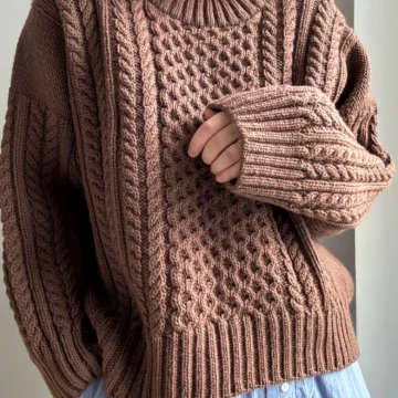 Ninon Sweater av Moreca Knit strikket i Peruvian