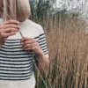 Breton Tee av Hanne Rimmen, strikket i Cardiff Cashmere Classic