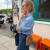 PetiteKnit Juno Satchel, strikket i Isager Hør Organic