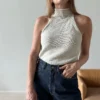 Everyday Loop Top av Other Loops, strikket i Merilin og Trio 1 fra Isager