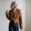 Fold Wrap av Anne Ventzel, omslagsjakke i ull og mohair