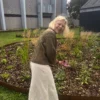 Berit i Fisherman Cardigan fra Filcolana