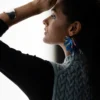 Ancher av Else Schellerup, designet for Filcolana- kolleksjonen More Women Høst 2026. Åpen vest med flettemønster, strikket i Pernilla