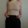 Isa Raglan Top av AegyoKnit, strikket i Merilin og Trio 1 fra Isager