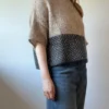 Jeol Tee av Aegyoknit, strikket i Trio 2 og Silk Mohair fra Isager.