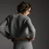 Lorna Sweater av Rikke Eliasen / Strikkrik, designet for Filcolana- kolleksjonen More Women Høst 2026. Strukturstrikket genser i Arwetta og Alva holdt sammen