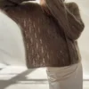 Ripple Loop Sweater av Other Loops, strikket i Silk Mohair fra Isager i farge 68