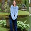 Bloom Cardigan av Sandnes Garn, strikket i Sunday og Tynn Silk Mohair