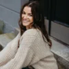 Basis No 4 av Augustins, for Hillesvåg, strikket i Troll fra Hillesvåg og Silk Mohair fra Isager. Cardigan i vaffelribb.