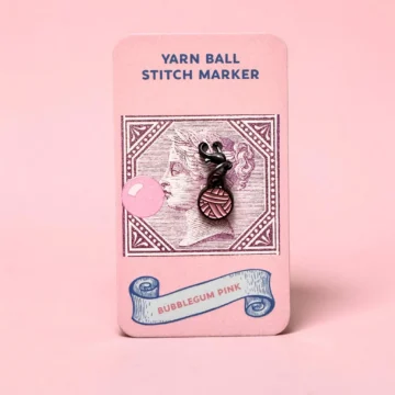 Firefly Notes Maskemarkør Bubblegum Pink Yarn Ball med karabinkrok