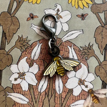 Firefly Notes Maskemarkør Honey Bee med karabinkrok