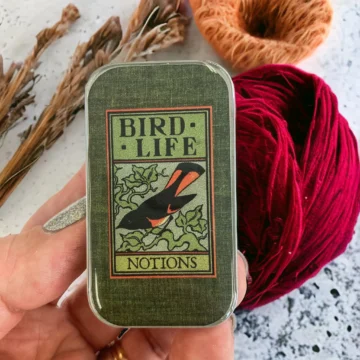 Firefly Notes Notions Tin Liten Boks Bird Life