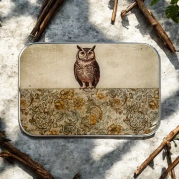 Firefly Notes Notions Tin Owl boks