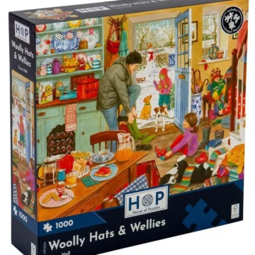 Puslespill Woolly Hats & Wellies – 1000 brikker