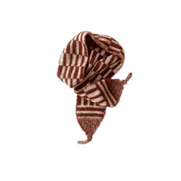 Riga Scarf av Helga Isager strikket i Isager Soft Fine og Merilin