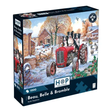 Puslespill Beau, Belle & Bramble 1000 brikker