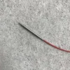 Strikkepinner i kirurgisk stål ved vaiere som ikke krøller seg. Kjennetegnes ved den røde vaieren som skjuler stålvaieren som er perfekt til strikk med Magic Loop-teknikk.