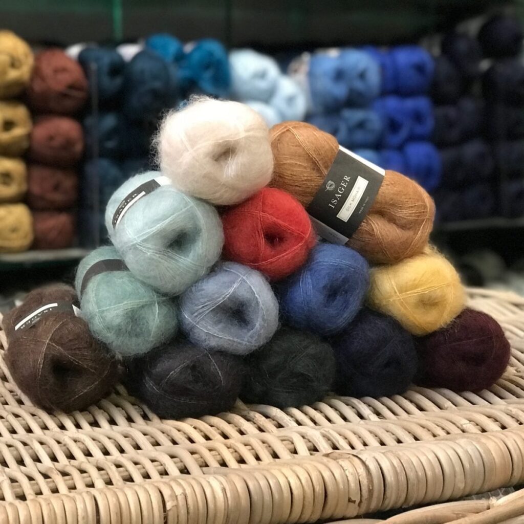 Isager silk mohair