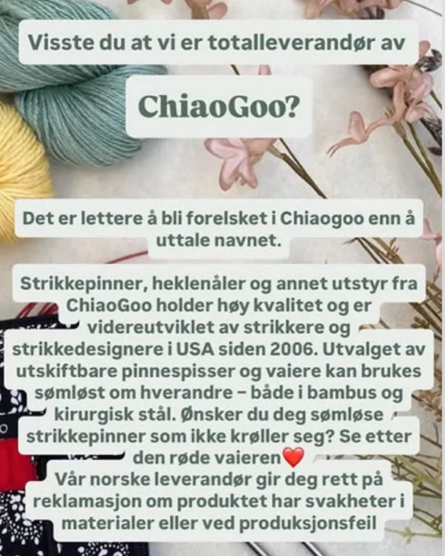 ♥️Verdens beste strikkepinner?  Du vet det ikke før du har prøvet selv😀